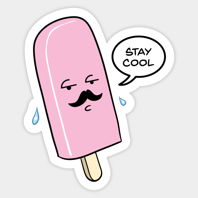 Stay Cool Sticker by MrChuckles